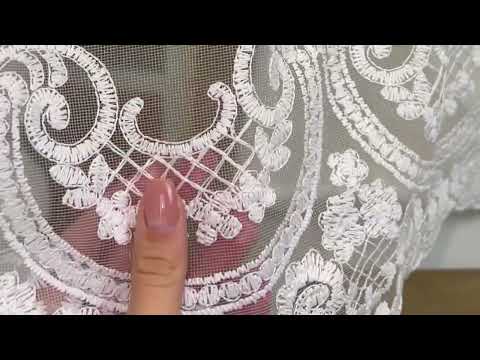 Силіконова скатертина з Білим мереживом "Арка" (15 см) 100х100 см, видео 1