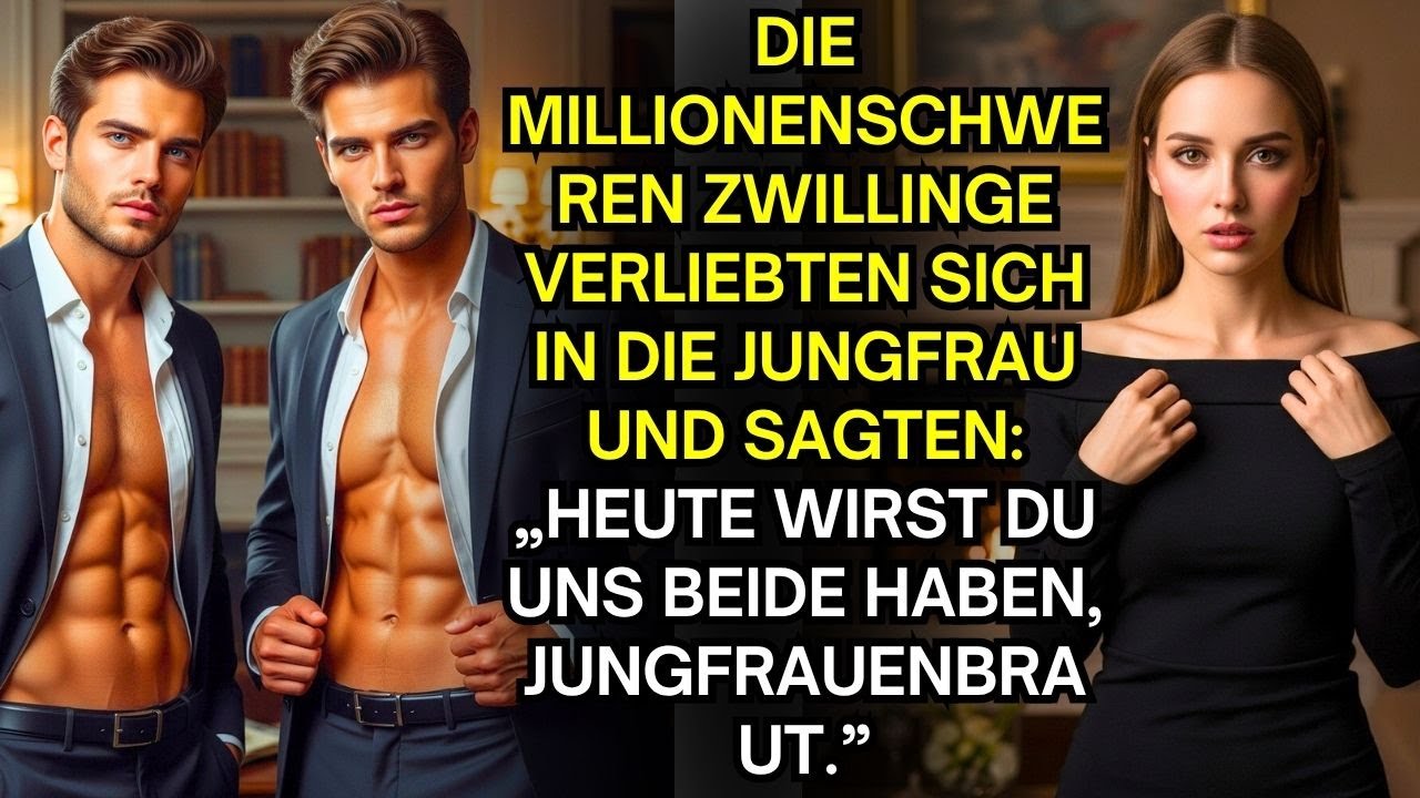 💔MILLIONÄRS-ZWILLINGE „DU WIRST UNS BEIDE HEUTE HABEN, JUNGFRAULICHE EHEFRAU.“