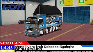 MOD IDAMAN TRUK MANIA!!! LIVERY REBECCA SYAHQIRA CANTER MINIMALIS  WSP ($) SALEEE