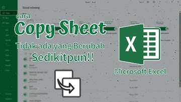 CARA COPY SHEET EXCEL TANPA MERUBAH RUMUS DAN FORMAT, HASIL SAMA PERSIS!!