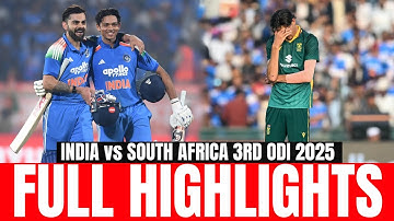 INDIA vs South Africa 3rd ODI Final HIGHLIGHTS 2025 | SA vs IND | IND vs SA HIGHLIGHTS TODAY