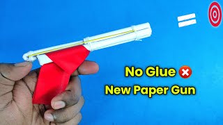How To Make Paper Gun Without Glue