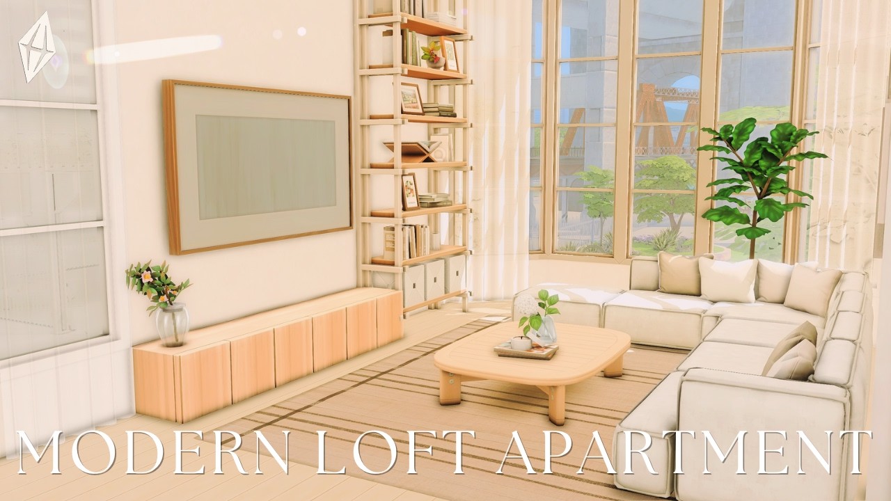 ✨ Проектирование уютного современного лофта в The Sims 4