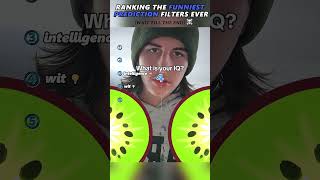 RANKING THE FUNNIEST PREDICTION FILTERS EVER#trending #video #shortvideo