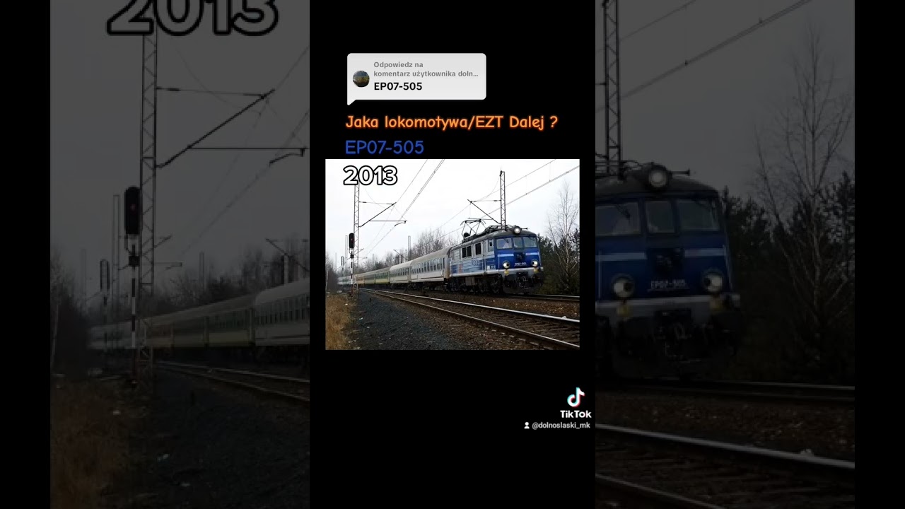 Historia lokomotywy EP07-505 PKP Intercity 