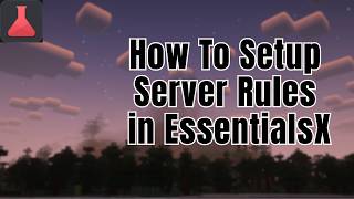 How To Setup Server Rules in EssentialsX