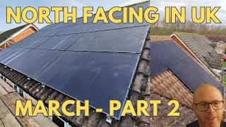 PART 2 of North Facing Solar Panels  a Waste of Money? Our March Data Doesn't Lie.