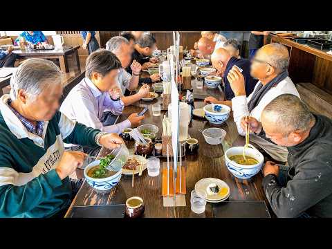 岡山 朝４時から爆量仕込み ポツンと田舎にレビュー１０００件獲得の衝撃マンモスうどん屋