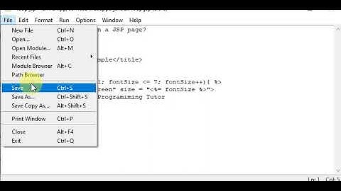 How to write a for loop in a JSP page