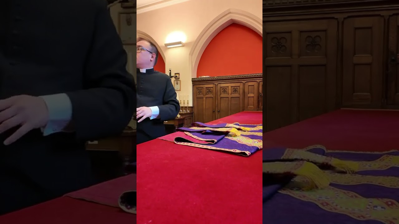 Setting up the Vestments for Holy Mass