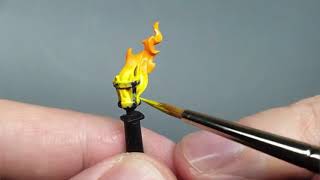 26.  How to paint fire effects on miniatures
