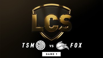 FOX vs. TSM | Quarterfinals Game 1 | LCS Spring Split | Echo Fox vs. TSM (2019)