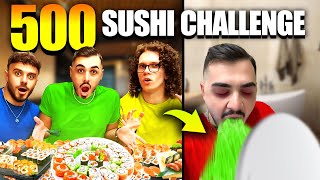 🍣 500 SUSHI CHALLENGE con il NAPOLI YOUTUBE! 🍱 HO VOMITATO... 🤮