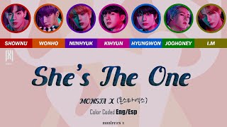 MONSTA X (몬스타엑스) - She's The One (Color Coded Eng/Esp Lyrics)