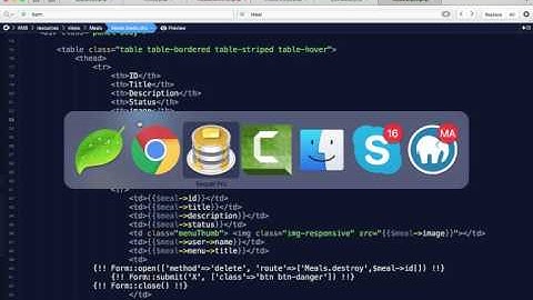 51 Laravel 5.2 Restaurant Management System   Meals Part 1