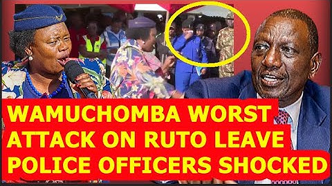 🔥🔥🔥RUTO SHOCKED🔥PÓLICE LEFT LAUGHING AS WAMUCHOMBA EXPLÓDE IN KIAMBU, DARE PÓLICE TO ÀRREST HER NOW🔥