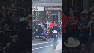 **WAVES** Calgary Traffic Div. Motorcycle Along Parade Route | CPS **WAVES** Calgary Traffic Div. Motorcycle Along Parade Route | CPS