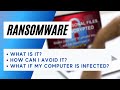 Ransomware - What Is It and What Should I Do About It?