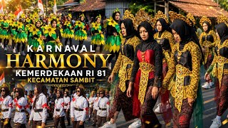 KARNAVAL SEMANGAT 17 AGUSTUS HUT RI KE-81 DI SAMBIT PONOROGO 🔥 | SEMARAK KEMERDEKAAN INDONESIA (#1)