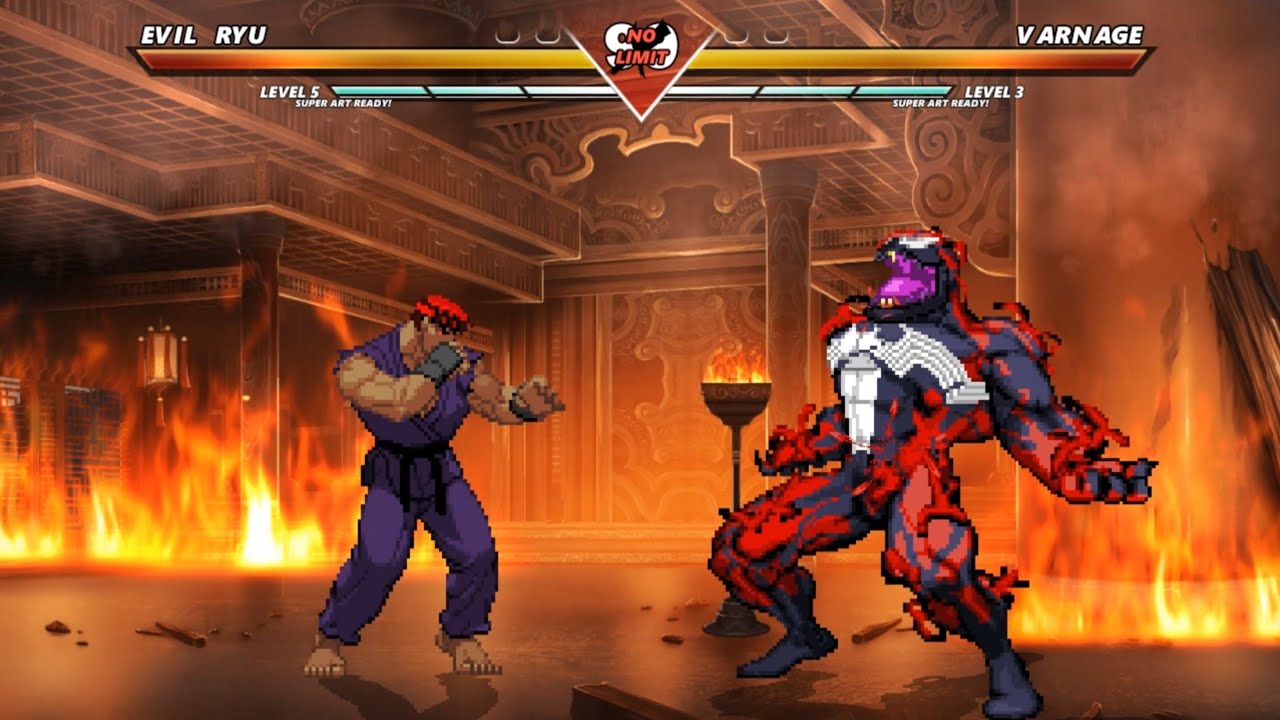 EVIL RYU vs VARNAGE - The most epic fight ever made!