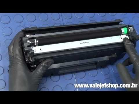 Vídeo Recarga Toner HP CE255A | 55A | P3010 | P3015 - Vídeo Aula Valejet.com