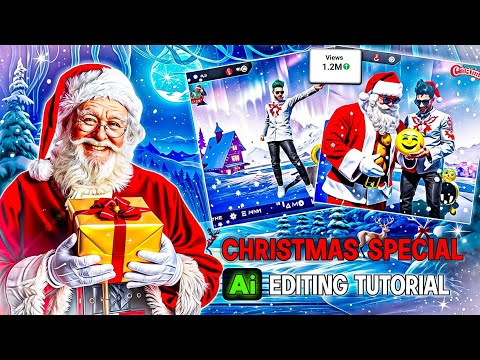 🔥 NEW AI CHRISTMAS SHORT EDITING TUTORIAL 😱 FREE FIRE SHORT EDITING TUTORIAL LIKE@A1YT77 @zoroffxx