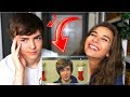 GIRLFRIEND REACTS TO MY FIRST YOUTUBE VIDEO!!