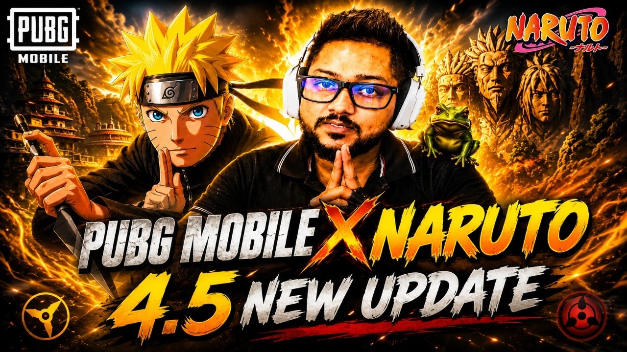 PUBG MOBILE 4.5 NEW UPDATE | Naruto x PUBG MOBILE Gameplay | Nine-Tails Boss Fight
