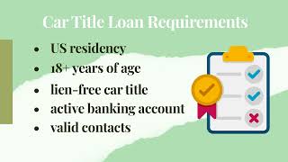 Get Title Loans Online with Direct Deposit