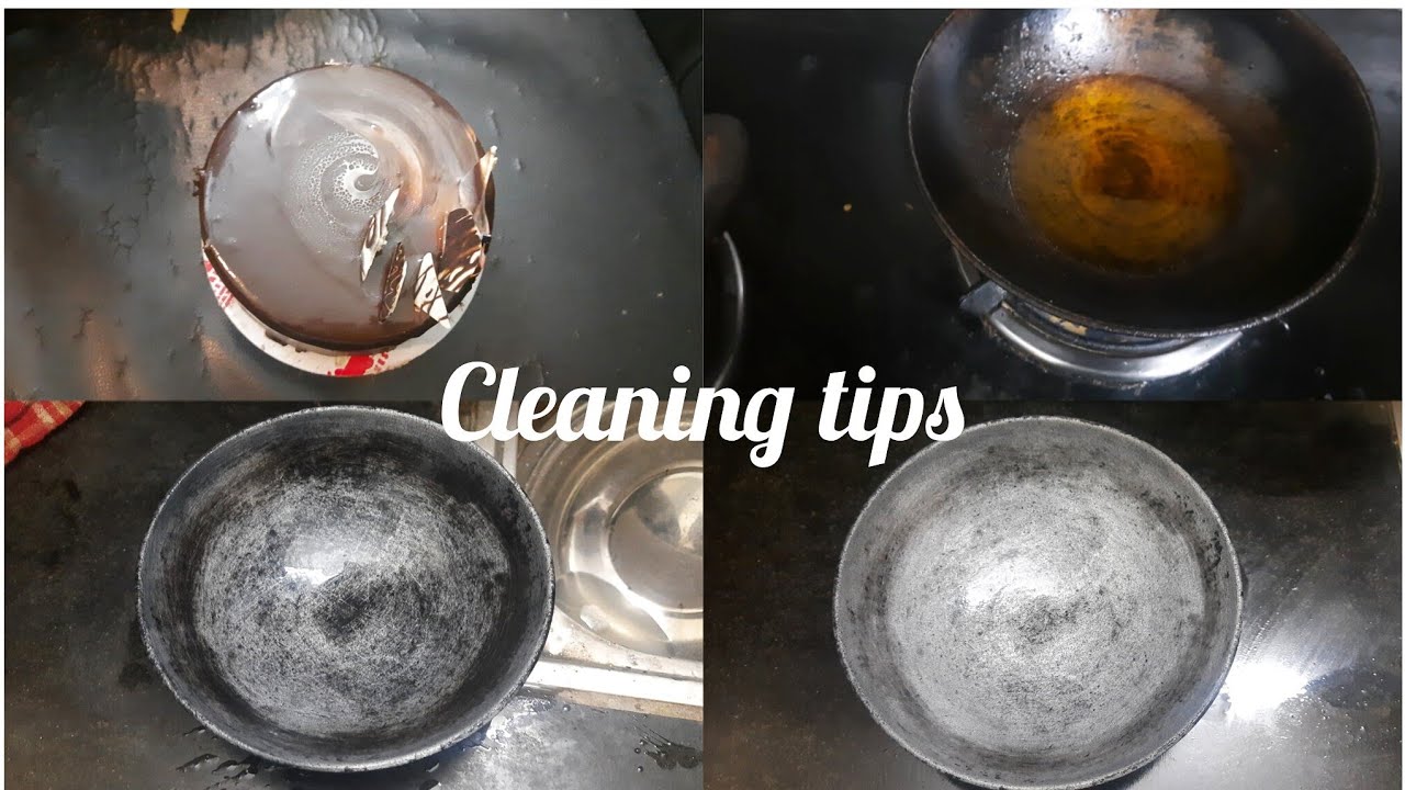 How to clean burnt aluminium vessels at home / tips / cleaningtips