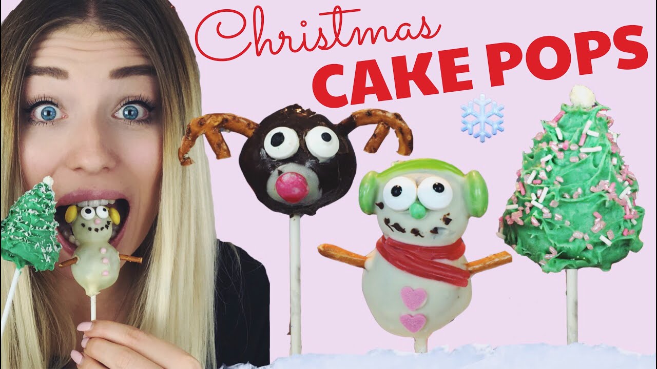 How To Make Christmas Cake Pops Youtube How To Make Christmas Cake Pops Youtube
