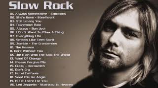 Scorpions, Aerosmith, Bon Jovi, U2, Ledzeppelin - Best Slow Rock Ballads 80s, 90s