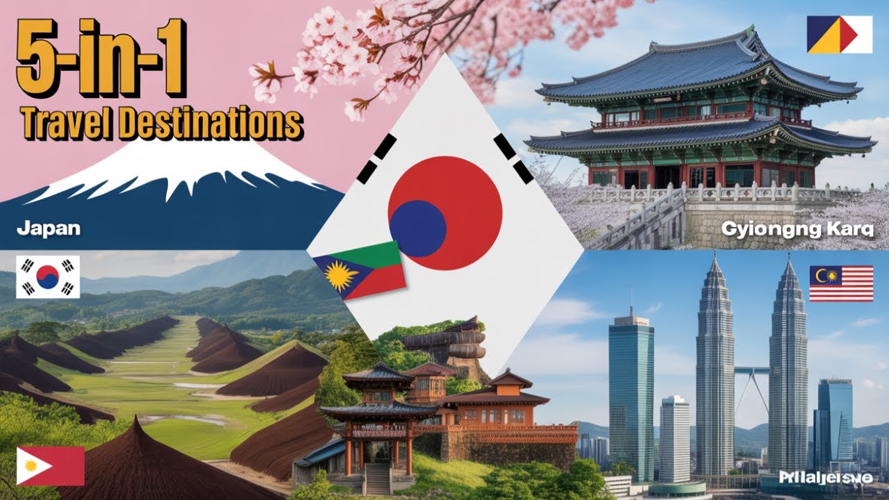 🌏WHY VISIT in ASIA(Japan, South Korea, Phillippines, Sri Lanka, Malaysia)Here's the Answers