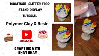 Food Stand Tutorial With polymer clay and resin