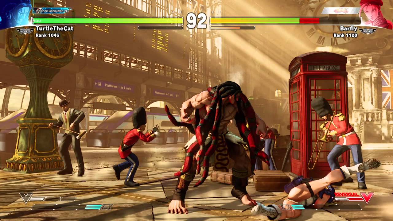 Street fighter V Rage quit