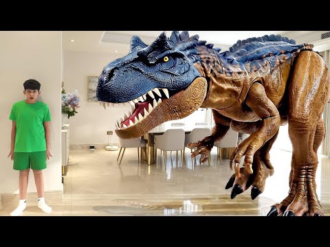 DINOSAURUSI OŽIVLJAVAJU U JASONOVIM RUKAMA! 🦖 Dječje avanture s igračkama!