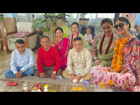 *Celebrating the bond of love and blessings — Bhai Tika with my sister*