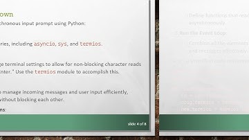 Creating an Asynchronous Python Prompt: A Guide to Non-Blocking Input Handling