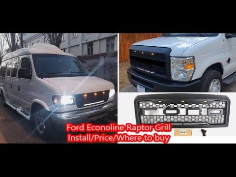 Raptor Grill For Ford Econoline Van 92 14 E Series Grille 