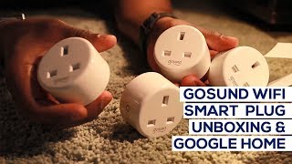 Gosund Wireless Smart WiFi Plug Unboxing and Setup with Google Home