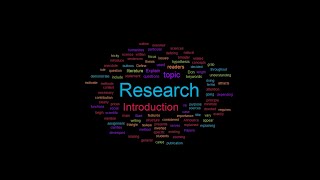 How to write a scientific research or Research basics P1 |  كيفية كتابة البحث العلمي او مفاهيم البحث