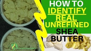 How To Identify Real Vs Fake Unrefined Shea Butter: Hot To Tell If Shea Butter Is Real By Color