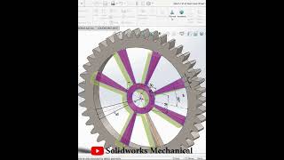 How to design a  Spur Gear Wheel | Industrial design | |SolidWorks| @DesignWithAjay