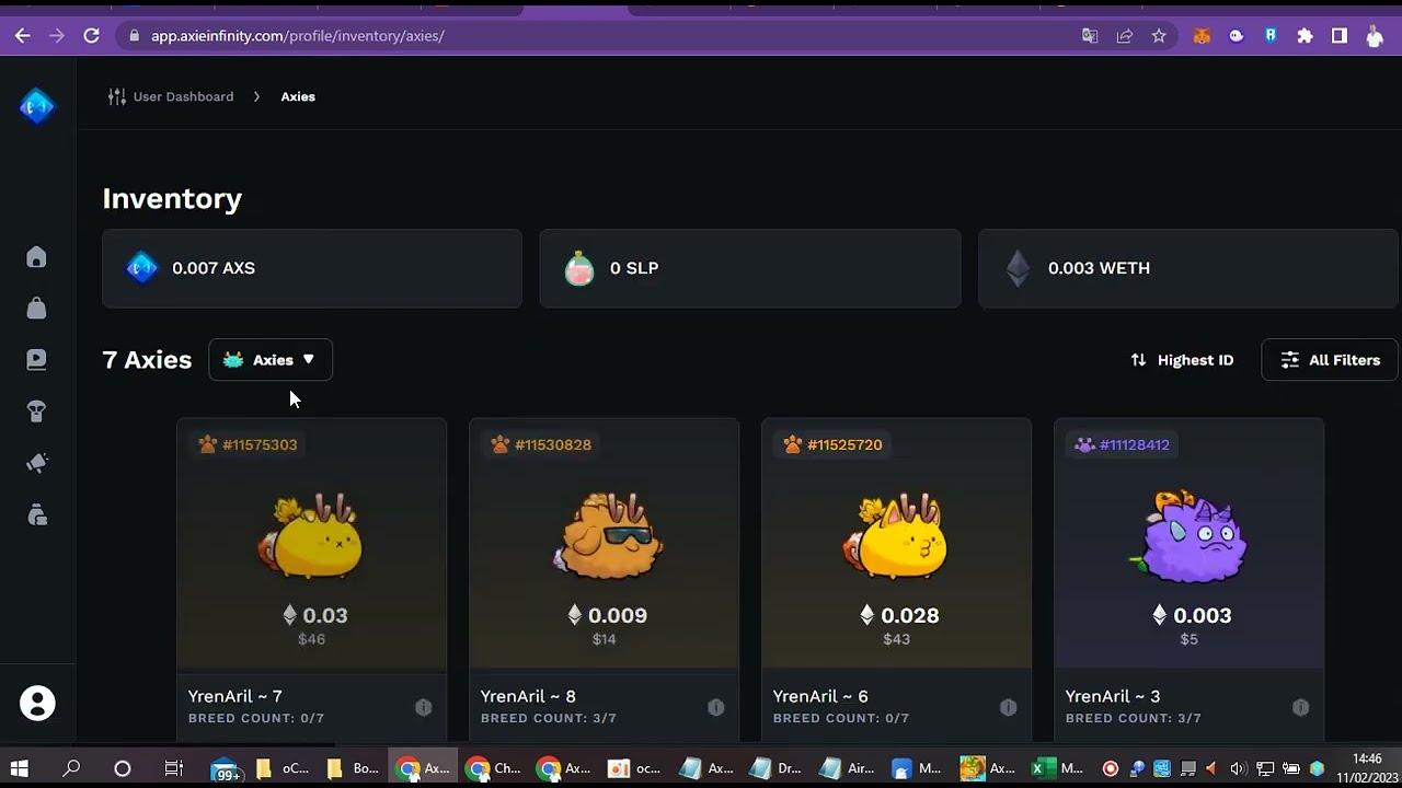 Como vender Charms ou Runas - Axie Infinity Origin - 2023/02/11