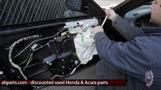 How to fix install replace window regulator motor DIY 99 00 01 02 03 Acura TL Replacement Tutorial