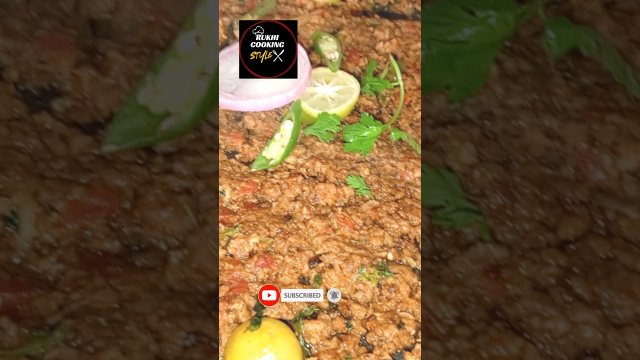 Spicy Tawa Keema | Street Food Style | Rukhi Cooking Style 