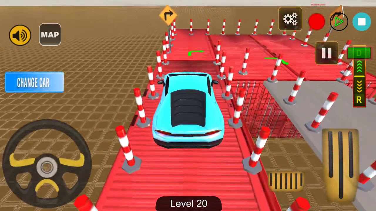 Smart Car Parking Simulator:Car Stunt Parking Game - Gameplay (Android, iOS)
