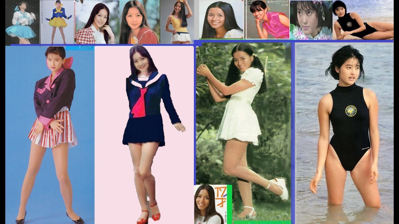 昭和のアイドル１７才 麻丘めぐみ　南沙織　 森高千里　荻野目洋子
