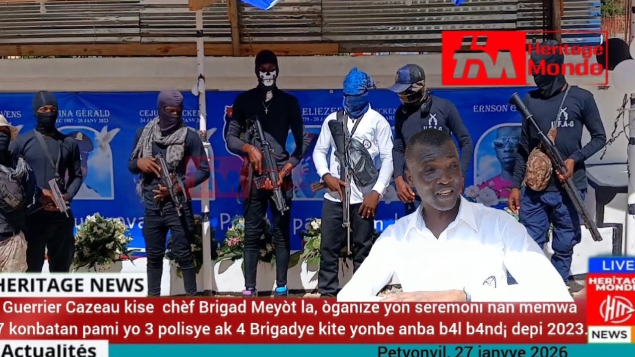 Chèf Brigad Meyòt la pale! Li mande leta legalize Brigadye yo paske y ap travay pou sekirite peyi a!