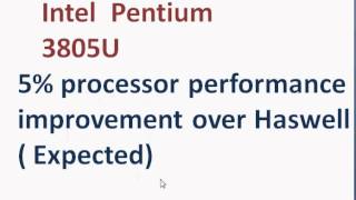 Broadwell Pentium 3805U